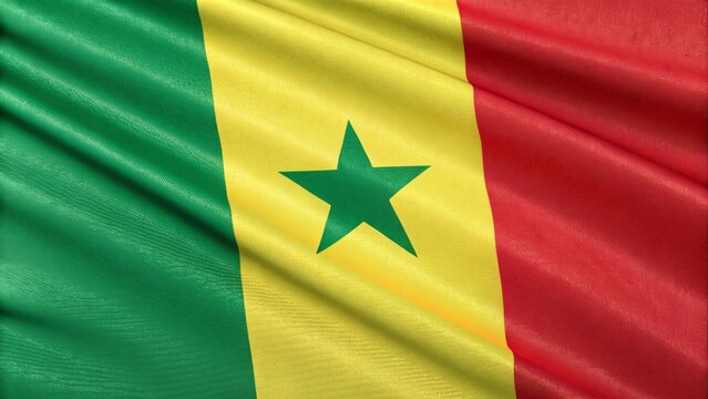 Senegal Flag: A vibrant representation of Senegal's national identity. The flag's bold colors and iconic imagery symbolize the country's history, values, and aspirations.