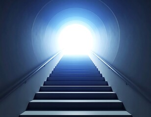Fototapeta premium Steps to a bright future