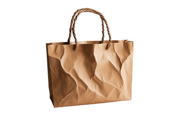 Brown Paper Bag on white background