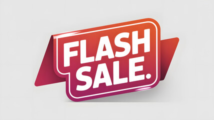 Flash Sale banner with dynamic gradient design, perfect for online promotions, limited-time offers, and e-commerce marketing campaigns