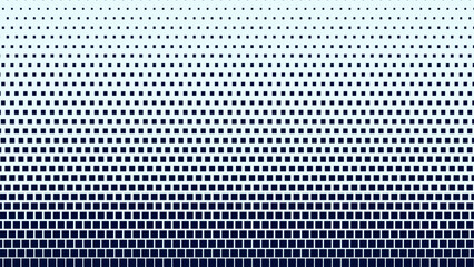 Halftone texture of squares on a white background. Design element for web banners, wallpapers, postcards, and websites. Vector illustration.
