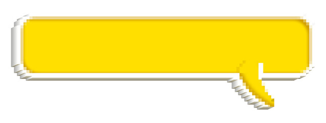 Pixel speech bubble Icon in 8-bit style, empty pixelated Communication, Conversation symbol for retro game chat UIs and dialogue boxes. text or messages box in balloon shape

