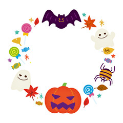 ハロウィン　フレーム
