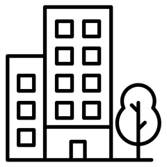 Property Estate line icon