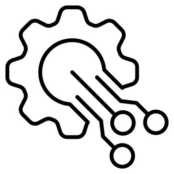 Mems Sensors line icon