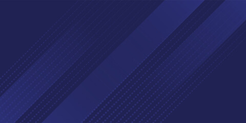 Bright navy blue dynamic abstract vector background with diagonal lines. Trendy classic color of 2020. 3d cover of business presentation banner for sale event