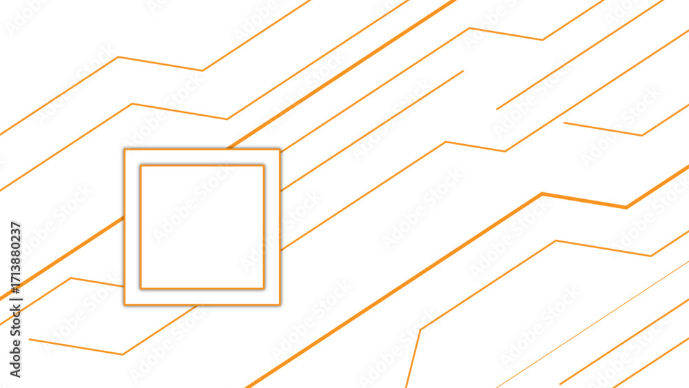 Poster abstract technology-inspired background with diagonal circuit-like lines. electronic pathways or fut