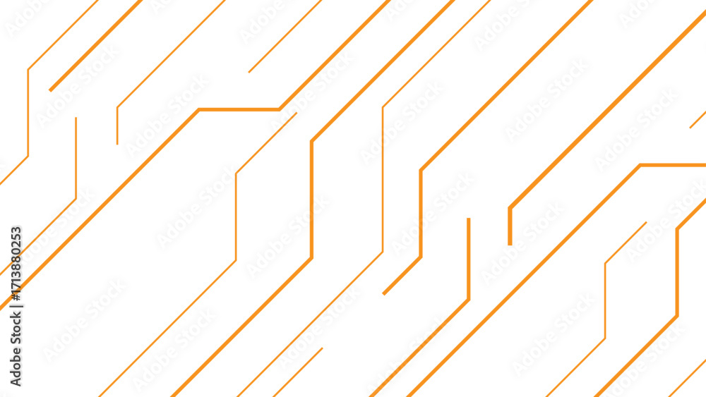 Poster abstract technology-inspired background with diagonal circuit-like lines. electronic pathways or fut