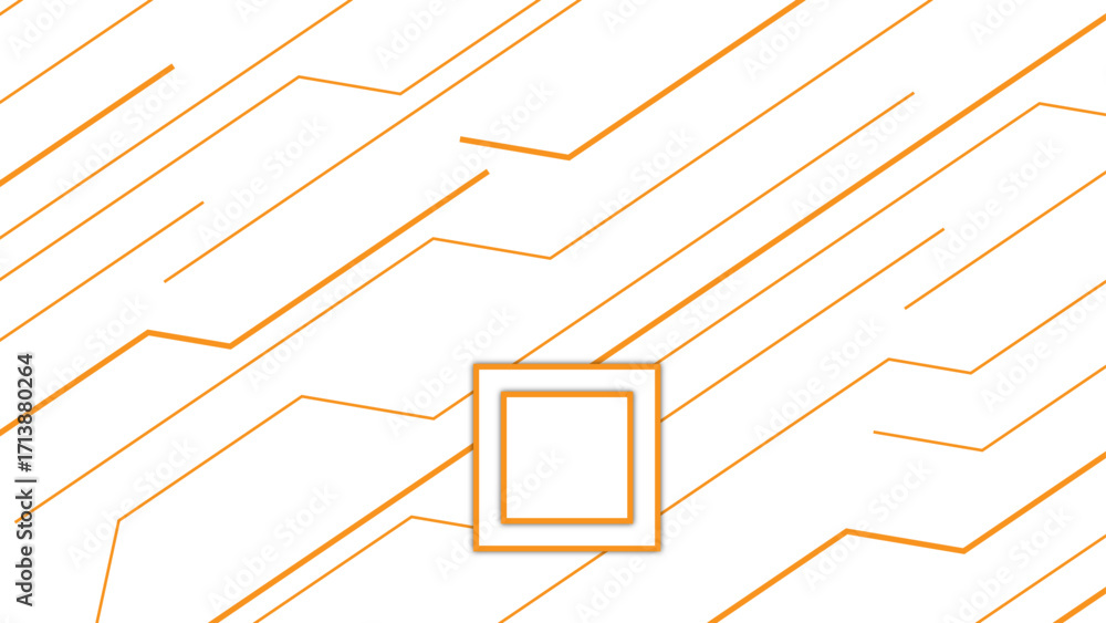 Poster abstract technology-inspired background with diagonal circuit-like lines. electronic pathways or fut