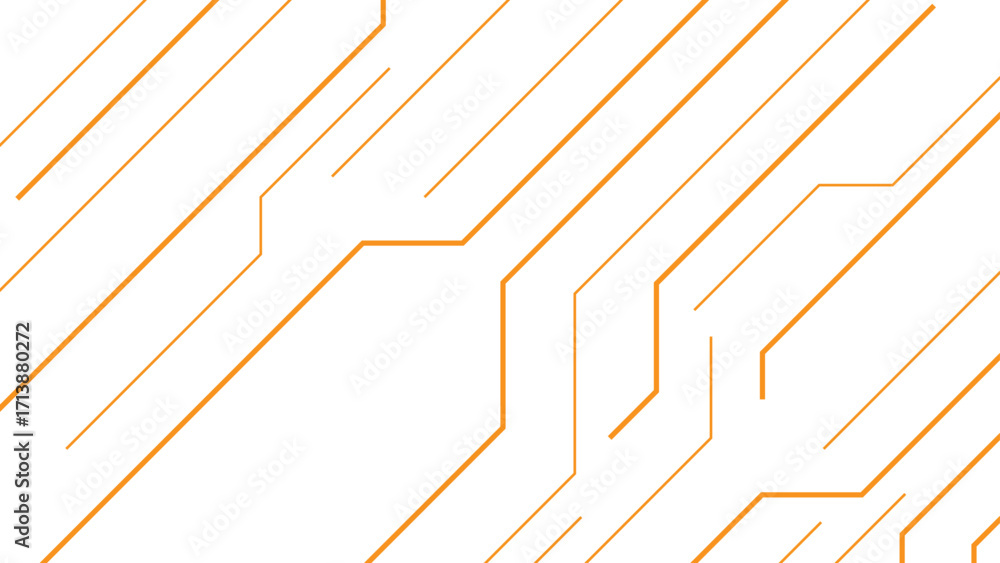 Poster abstract technology-inspired background with diagonal circuit-like lines. electronic pathways or fut