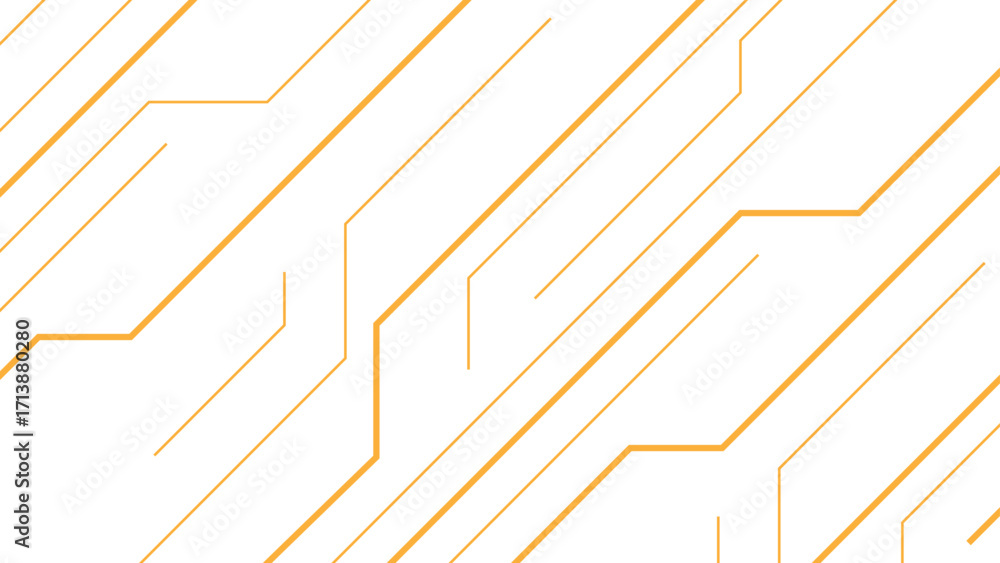 Poster abstract technology-inspired background with diagonal circuit-like lines. electronic pathways or fut