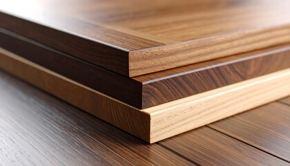 Stacked Wood Veneer Samples