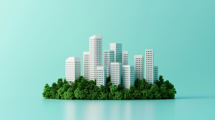 Smart City Model Integrating Green Spaces and Sustainable Practices for Urban Design