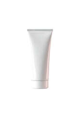 Blank white tube, cosmetic product