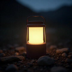 lantern in the dark