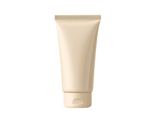 Light beige tube-shaped cosmetic container (1)