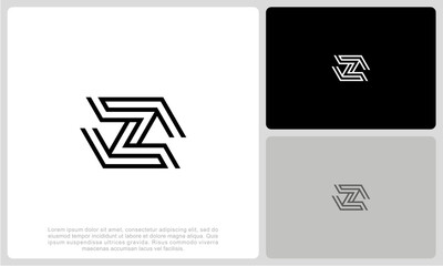 Letter Z Logo Template Design Vector Illustration	
