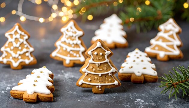 Festive Christmas cookies