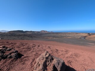 Timanfaya National Park in Lanzarote, Canary Islands (Spain)