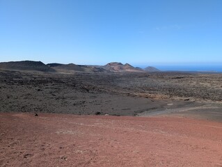 Timanfaya National Park in Lanzarote, Canary Islands (Spain)