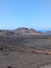 Timanfaya National Park in Lanzarote, Canary Islands (Spain)