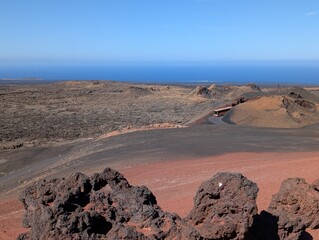 Timanfaya National Park in Lanzarote, Canary Islands (Spain)