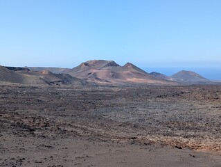 Timanfaya National Park in Lanzarote, Canary Islands (Spain)