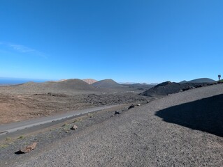 Timanfaya National Park in Lanzarote, Canary Islands (Spain)