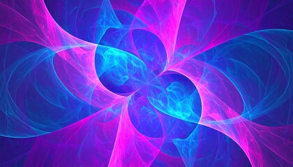 Abstract fractal design with vibrant colors