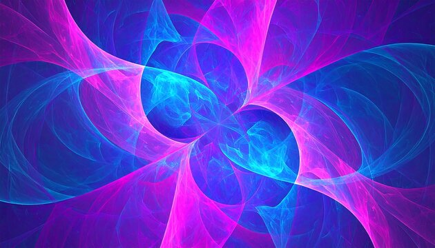Abstract fractal design with vibrant colors
