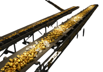 Gold and Diamonds on Conveyor Belts