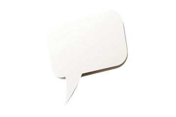Empty white speech bubble (2)