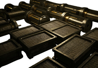 Sci-Fi Equipment and Metal Containers