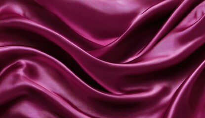Obraz premium Deep burgundy silk drapes in flowing folds