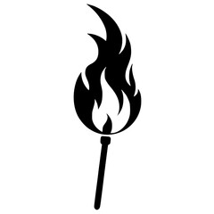 Fire stick silhouette