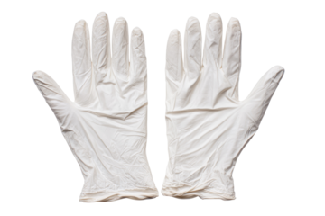 White Latex Gloves Medical Protective Handwear