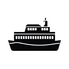Obraz premium Ferry Boat Icon