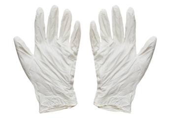 White Latex Gloves Medical Protective Handwear