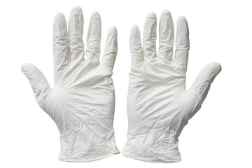 White Latex Gloves Medical Protective Handwear