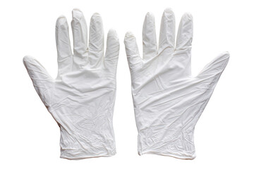 White Latex Gloves Medical Protective Handwear