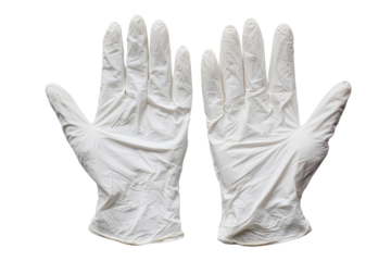 White Latex Gloves Medical Protective Handwear