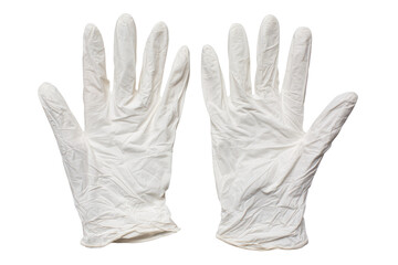 White Latex Gloves Medical Protective Handwear