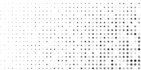 Vector abstract halftone gradient texture. Vanishing polka dot background. Repeating dots gradation modern abstract simple modern