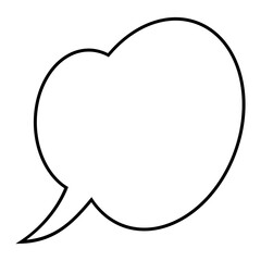 line speech bubble