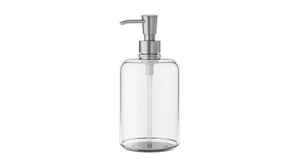 Naklejka premium A product photo of a modern soap dispenser against on a transparent background. 