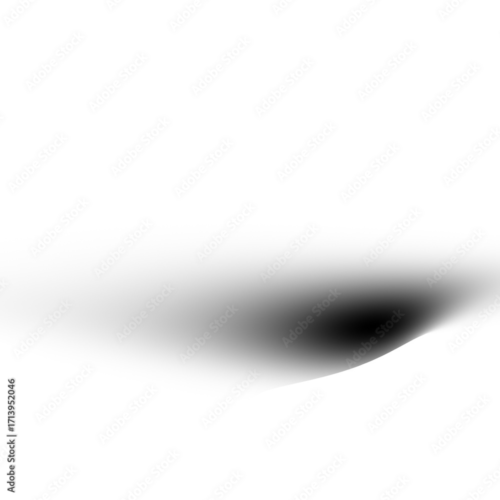 Poster black gradient shadow effect isolated on transparent background for overlay