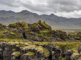 mountains and landscape in Iceland