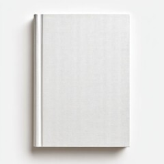Naklejka premium Blank white book, top view (1)