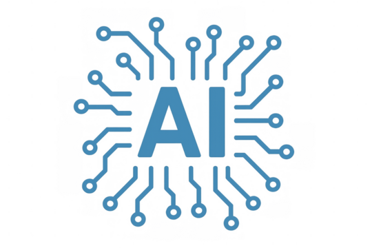 Ai symbol representing artificial intelligence and technology concepts