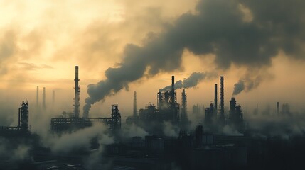 Burnt oil smell in air pollution